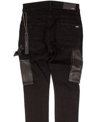 Amiri - Denim Leather Workman Pants - Lyst