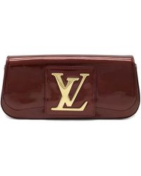 Alma bb leather handbag Louis Vuitton Red in Leather - 37181586