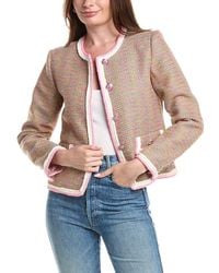 Tahari - Tweed Jacket - Lyst