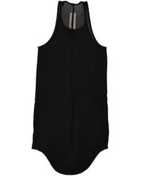 Rick Owens - Basic Rib Racerback Viscose-Blend Tank Top - Lyst