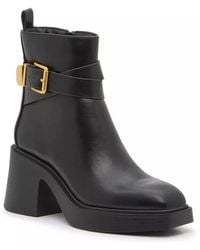 Chinese Laundry - Amie Boots Block Heel Ankle Bootie Hawk2961 - Lyst