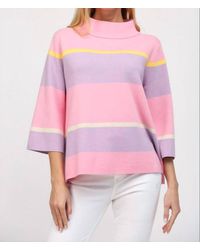 Fate - Striped Jacquard Knit Sweater - Lyst