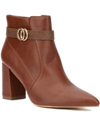 New York & Company - Elisabeth Faux Leather Ankle Boots - Lyst