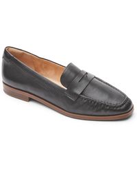 Rockport - Leather Slip-on Loafers - Lyst