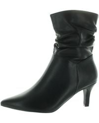 Masseys - Morgan Denim Pointed Toe Mid-Calf Boots - Lyst