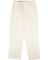 Dior Black Cotton Dress Pants for Men | Lyst