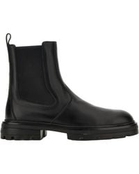 Hogan - Contemporary Calfskin Ankle Boots - Lyst