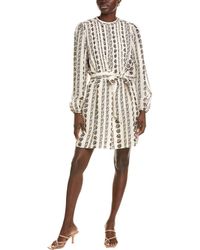 Marie Oliver - Catie Linen-Blend Shift Dress - Lyst