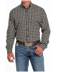 Cinch - Long Sleeve Button-Down Shirt - Lyst