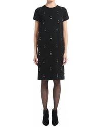 Max Mara - Short Sleeved Crewneck Tunic Dress - Lyst