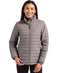 Clique - Elevation Eco Full Zip Puffer Jacket - Lyst