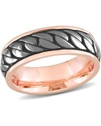 Mimi & Max - Ribbed Design Ring - Lyst
