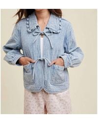 Wishlist - Kate Denim Jacket - Lyst