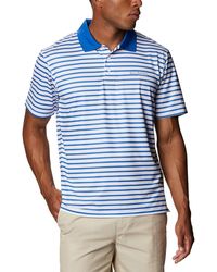 Columbia - Striped Polyester Polo - Lyst