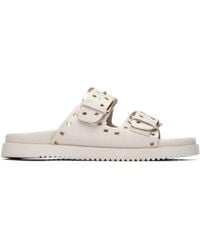 Xti - Faux Leather Open Toe Sandals - Lyst
