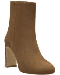 Stuart Weitzman - Babette Platform Zip Suede Bootie - Lyst