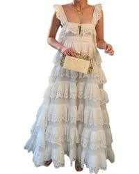 LACE The Label - A-Line Tiered Maxi Dress - Lyst