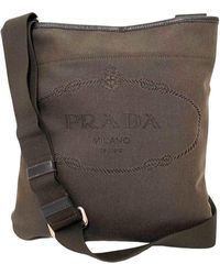 Prada - Jacquard Canvas Shoulder Bag (pre-owned) - Lyst
