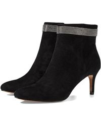 Pelle Moda - Yori Bootie M Suede Pointed Toe Stiletto Heel Htat156 - Lyst