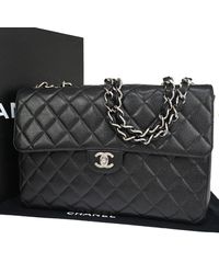 Chanel Caviar Timeless Pochette - Neutrals Shoulder Bags, Handbags -  CHA499668