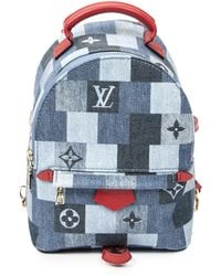Louis Vuitton Mini mochila LV Palm Spring con reverso Castaño
