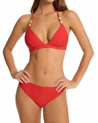 Sea Level - Caracus Tri Halter Bikini Top - Lyst