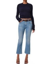 Citizens of Humanity - Isola Mid Rise Cropped Boot Tahiti Jeans - Lyst