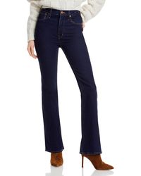 Madewell - High Rise Dark Wash Flare Jeans - Lyst
