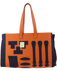 Hermès - Petit H Leather Tote Bag (pre-owned) - Lyst