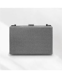 Fashnzfab - Shimmery Rectangle Evening Clutch Crossbody Bag - Lyst