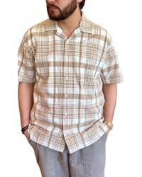 Original Madras Trading Co. - Cuban Short Sleeve Plaid Shirt - Lyst