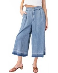 Eesome - Mineral Washed Wide Leg Pant - Lyst