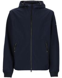 Woolrich - Giacca Con Zip E Cappuccio - Lyst