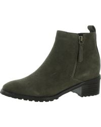 Blondo - Samara Suede Square Toe Ankle Boots - Lyst
