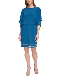 Jessica Howard - Illusion Midi Cocktail And Party Dress - Lyst