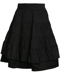 Sandro - Sandro Tiered Mini Skirt - Lyst