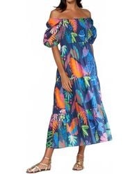 Vilagallo - Tora Midi Dress - Lyst