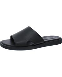 Calvin Klein - Ethan 2 Faux Leather Slip On Slide Sandals - Lyst