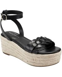 Marc Fisher - Jinky Leather Ankle Strap Espadrilles - Lyst