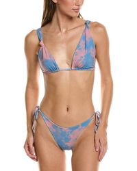 Manebí - Manebi 2Pc Knot Triangle Bikini Set - Lyst