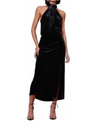 Bishop + Young - Luxe Velvet Bubble Hem Halter Top - Lyst