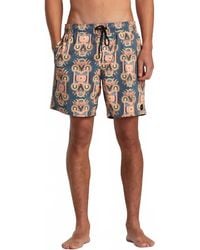 RVCA - Redondo Elastic Boardshorts - Lyst