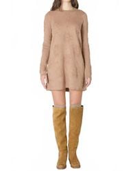 Dex - Patterned Sweater Dress - Lyst