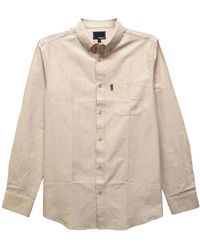 TRUEDAMES - Solid Long Sleeve Button Down - Lyst