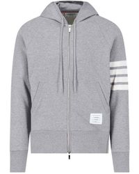 Thom Browne - 4-Bar" Zip Hoodie - Lyst
