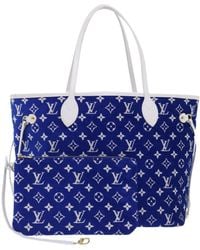 Louis Vuitton - Neverfull Mm Leather Tote Bag (pre-owned) - Lyst