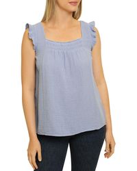 Beach Lunch Lounge - Square Neck Sleeveless Tank Top - Lyst