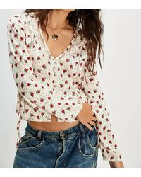 Free People - Field Of Roses Blouse - Lyst