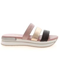 Hogan - H257 Leather Sandals - Lyst