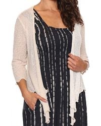 Papa Fashions - Mesh Sweater Cardigan - Lyst